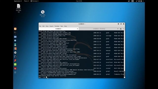 Using Metasploit to exploit the Eternal Blue(CVE-2017-0143) vulnerability смотреть онлайн