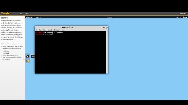 7.3.7 Delete a Group and Users смотреть онлайн