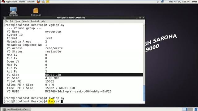 rhel 6 how to configure lvm in redhat linux in hindi with sarvesh saroha part2 YouTube смотреть онлайн