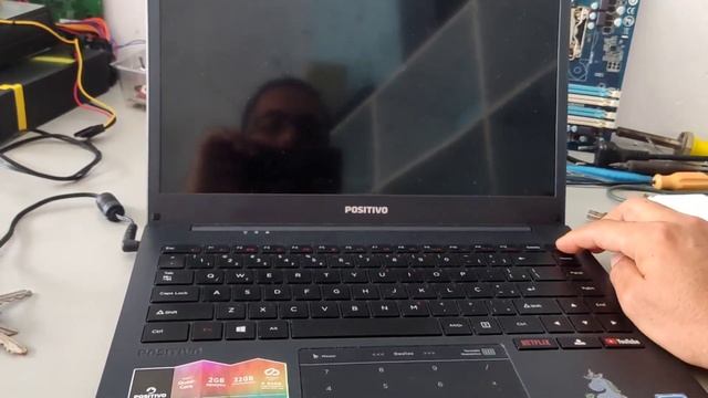 Notebook positivo motion VOCÊ CONFIGUROU BIOS e deu tela preta RESOLVIDO смотреть онлайн