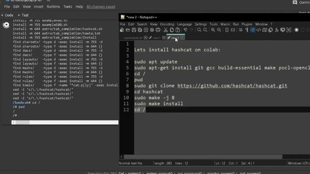 hashcat restore and import sessions to google colab смотреть онлайн