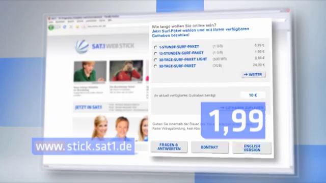 SAT.1 WEB STICK смотреть онлайн