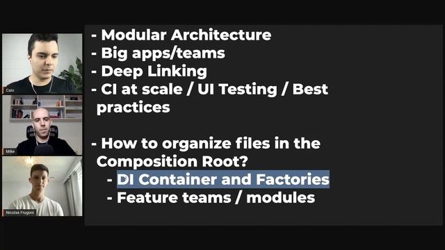iOS DEV: How to organize files in the Composition Root? | ED Clips смотреть онлайн