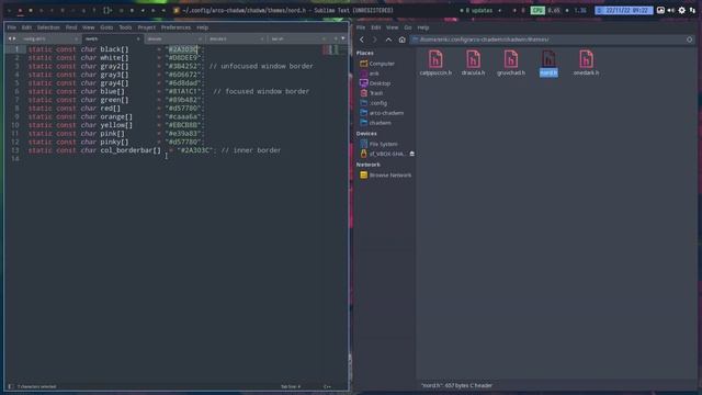 ArcoLinux : 3117 Chadwm - changing the theme to Nord смотреть онлайн