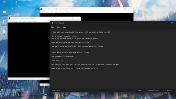 Whonix Gateway+Kali Linux