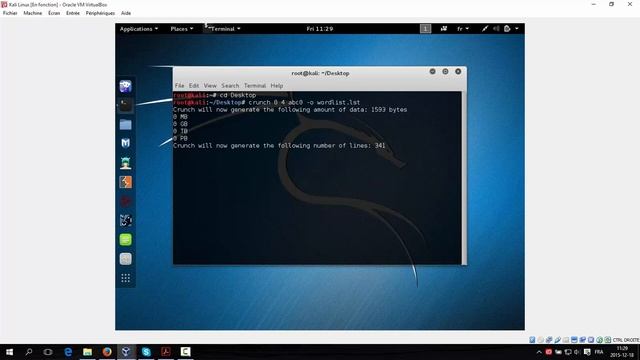 Créer une WORDLIST sous KALI LINUX 2 [FR] смотреть онлайн