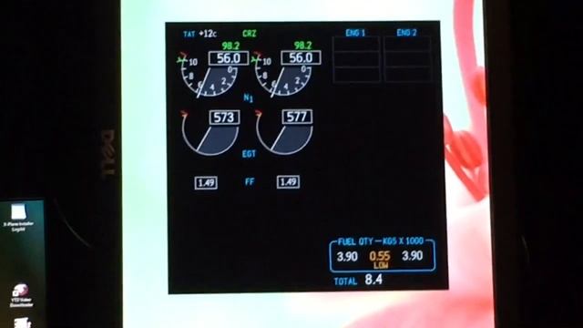 Testing X-Plane B737 ZIBO glass cockpit setup with ZHSI смотреть онлайн