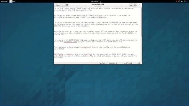 GNOME Shell 3.12 animations смотреть онлайн