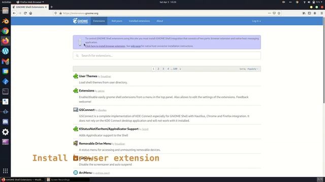How to Install GNOME Extensions | Ubuntu смотреть онлайн