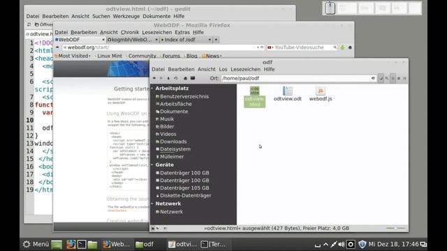 WebODF - ODF-Dokumente in Webseiten einbinden (.odt-Datei mittels Browser anschauen) смотреть онлайн