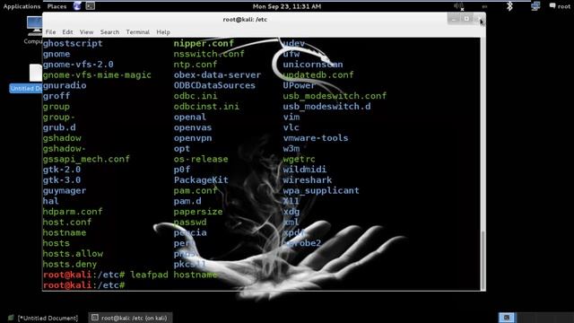 كيفيه تغيير hostname ووضع بداله اسمك في kali linux смотреть онлайн