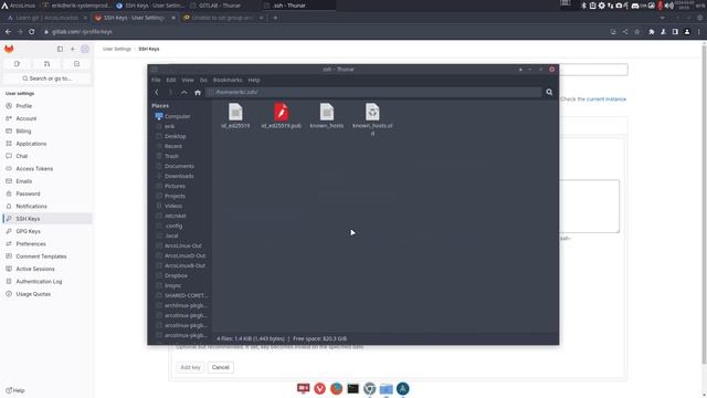 ArcoLinux : 3932 Learning git - 10 - Create an account on Gitlab, create projects - SSH - GPG смотреть онлайн