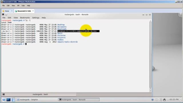 Changing file permissions in Linux with the command line terminal смотреть онлайн