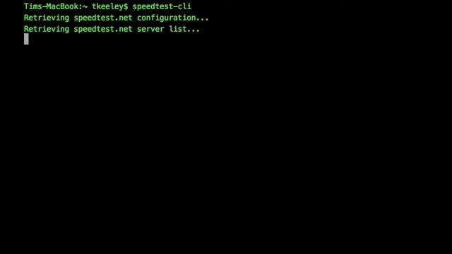 Speedtest.net CLI Terminal Speed Test смотреть онлайн