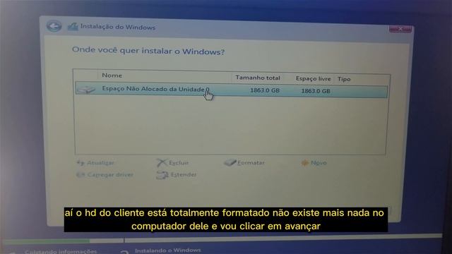 Notebook Dell com Linux - Formatando e instalando смотреть онлайн