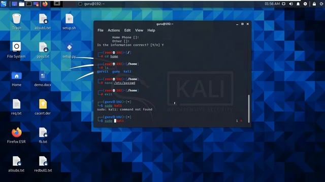 how to manage user account in kali linux | Linux user account management смотреть онлайн