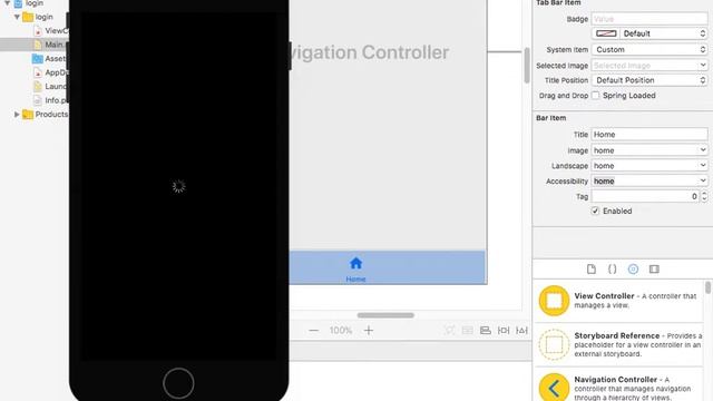 How To Add Icon On Tab Bar Item on Navigation Controller - Xcode 9 - iOS 11 смотреть онлайн
