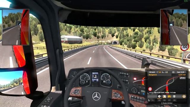 First Delivery for Genoa Bridge- Euro Truck Simulator 2 Huawei Matebook d14 Gaming test смотреть онлайн