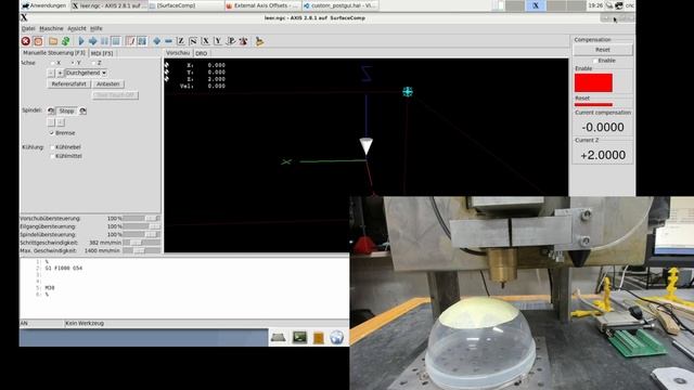 Oberflächenkompensierung im LinuxCNC - Erklärung (auto leveling) смотреть онлайн