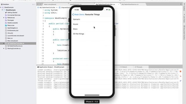 Xamarin.iOS Weak Attribute - Glenn Stephens - Xamarin University Lightning Lecture смотреть онлайн