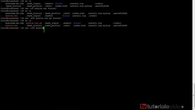 Cum arhiva si dezarhivam in linux sub forma tar gzip si bzip2 tutoriale video linux смотреть онлайн