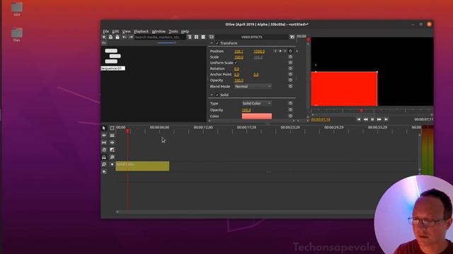 How to make a OBS stinger transition / trasparent video without After Effects with Olive on Linux смотреть онлайн