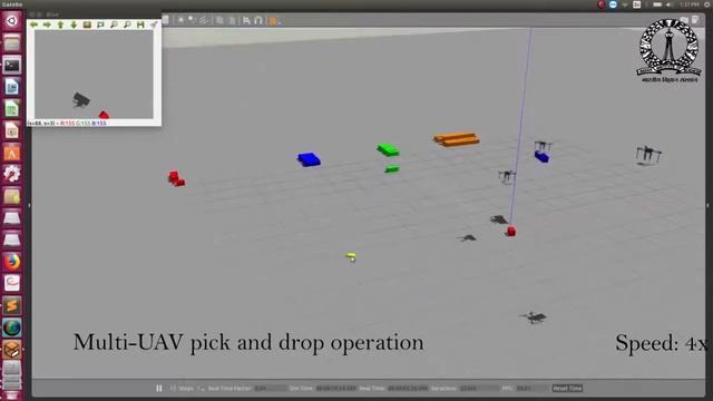 UAV-UGV applications, ROS-Gazebo Simulations, GCDSL, AE, IISc смотреть онлайн