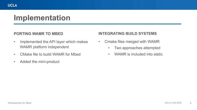 WebAssembly Micro Runtime (WAMR) for Mbed OS смотреть онлайн