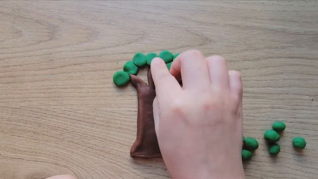 Clay art for kids Part 3 Nature : How to make a playdoh Tree? смотреть онлайн