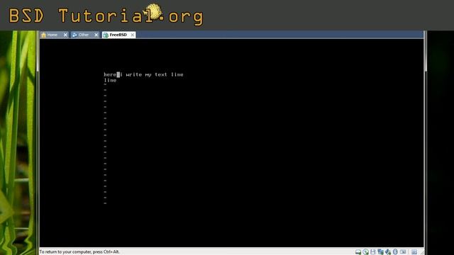 vi editor - tutorial (1/2) смотреть онлайн