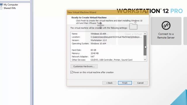 Como crear una maquina virtual con vmware workstation 12 смотреть онлайн