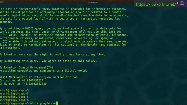 Whois Command - Linux смотреть онлайн