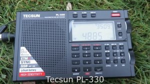 Tecsun PL-330 vs XHDATA D-808 outdoor external longwire comparison