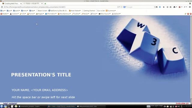 Creating Web Presentations with W3C Slidy смотреть онлайн