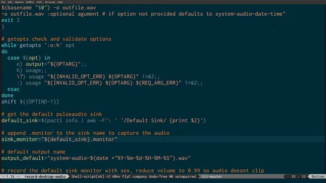 Record linux desktop audio with Sox смотреть онлайн