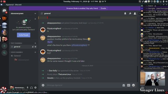 A Live Look At Voyager XFCE and Other Chat смотреть онлайн