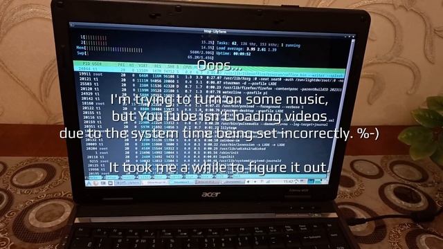 Acer Extensa 4220 (Core 2 Duo T6570), a 15 years old laptop running Arch Linux смотреть онлайн