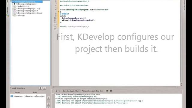 How to Import an Exisiting CMake Project to KDevelop смотреть онлайн