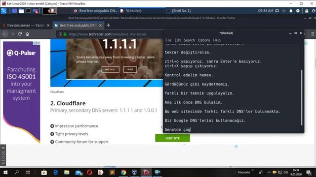 Kali linux DNS Değiştirme & Siber güvenliğe giriş & Ders 4 смотреть онлайн