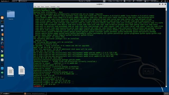 ScreenFetch | Customize Terminal | Kali Linux 2017.1 смотреть онлайн