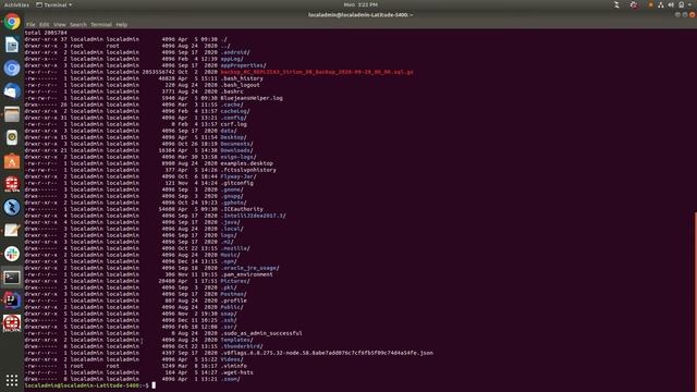 List of Files & Directories in the current path : Ubuntu смотреть онлайн