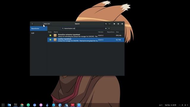 Files with TypeAhead & Transmission with CSD on Arch Linux AUR [GNOME 3.26] смотреть онлайн