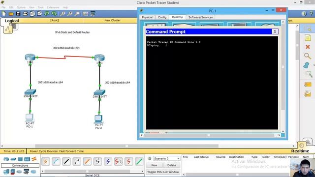 Ipv6 Static and Default Routes смотреть онлайн