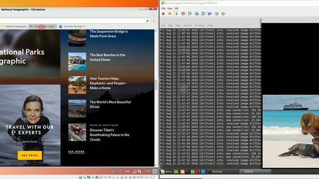 Example of a MITM (man in the middle) attack смотреть онлайн