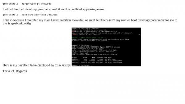Unix & Linux: Arch Linux grub installation error "airootfs"