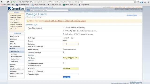 How to Create SSH User on DreamHost? смотреть онлайн