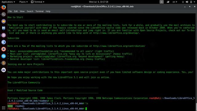 Hướng dẫn cài LibreOfffice trên Kali Linux смотреть онлайн
