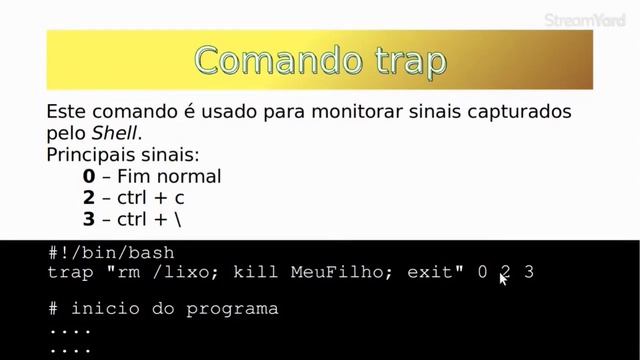 Comando Trap no Bash: Capturando Sinais como um Pro смотреть онлайн