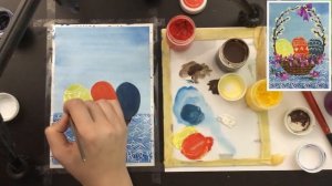 Открытка. Пасха» как нарисовать ГУАШЬ | Сезон 1-6 |Мастер-класс для начинающих