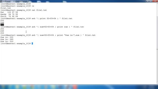 009 - Using Arithmetic Operators in AWK смотреть онлайн